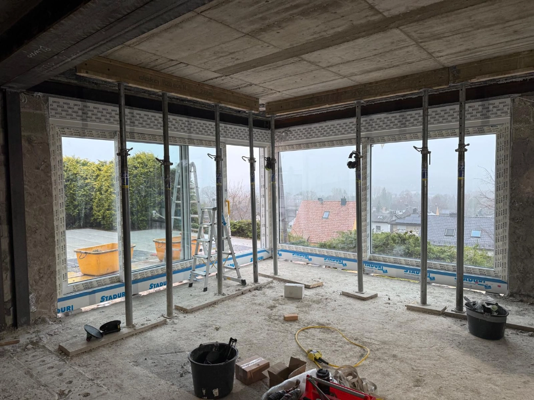 Innenansicht Panorama-Fenster